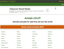 Tablet Screenshot of animalsnstuff.com